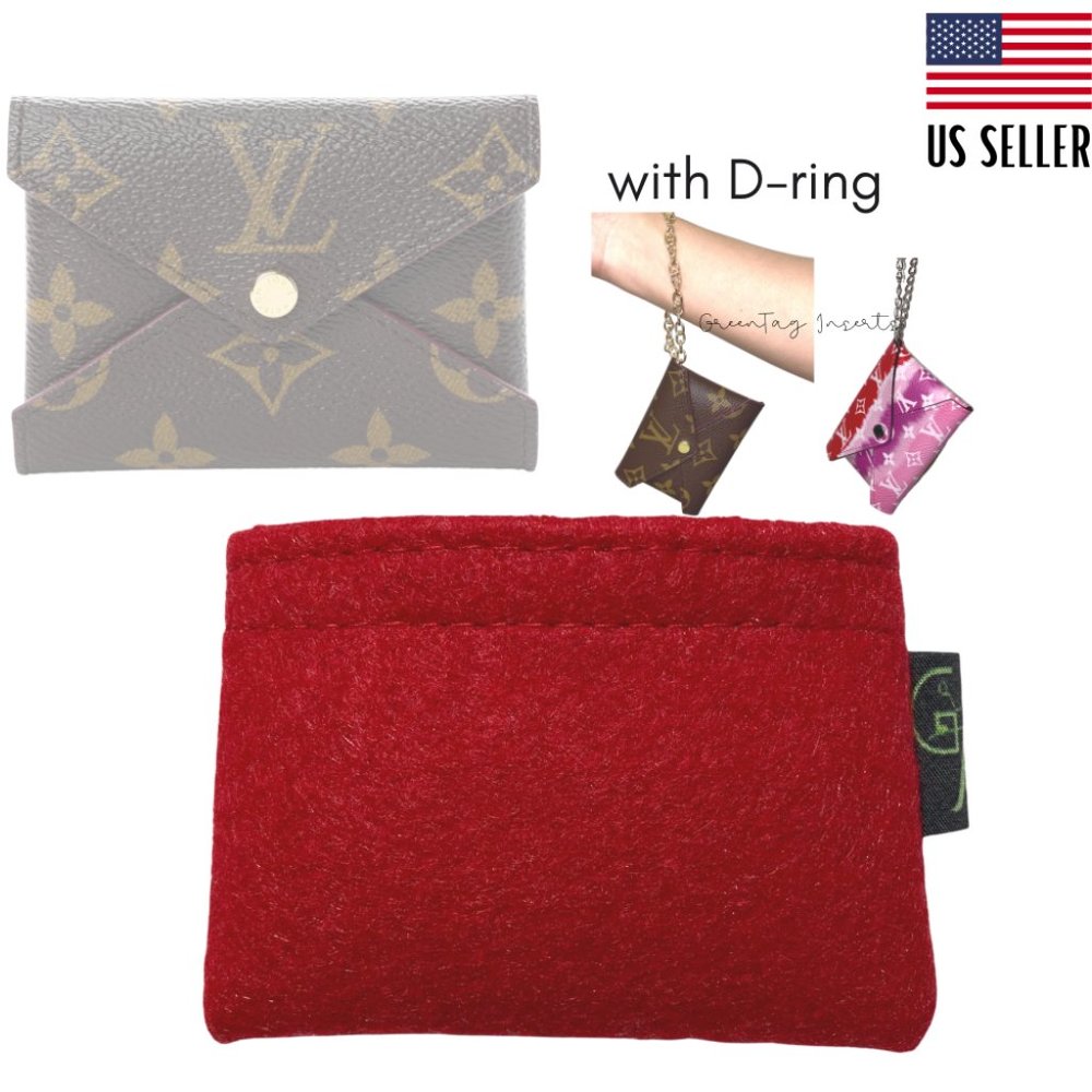 Felt Insert for L V  Kirigami Small w/ Gold D-ring